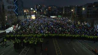 South Korea: anti-Yoon demonstration outside suspended president's home | AFP