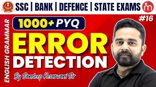 ️Master Error Detection | 1000+ PYQs for SSC & Bank Exams | By Sandeep Kesarwani Sir