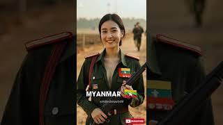 Military Beauties: Female Soldiers Globally EP.42 Y6 #beautyfulwomenaiart #capcut #midjorney #army