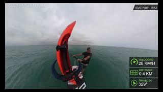 Windfoiling in Light Winds with a Severne HGO 9 Sail