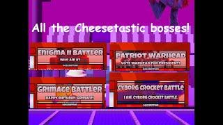 Roblox The Battle Bricks | Anniversary with Cheese | All the Tumore Bosses