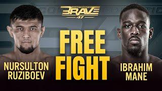 Nursulton Ruziboev VS Ibrahim Mane | FULL FIGHT | BRAVE CF 47