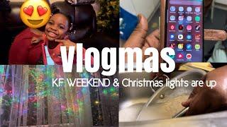 Vlogmas day 12 | The Kids are out & My mum puts up her Christmas decorations with my boyfriend