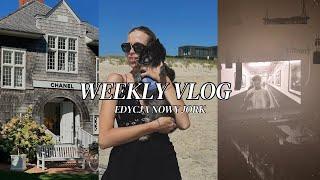 Weekly vlog-wycieczka do Hamptons, koncert Kygo, zlecenie dla marki activewear.