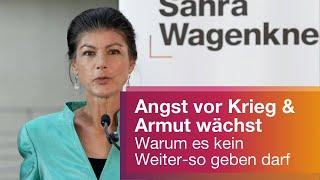 Angst vor Krieg und Armut wächst - Warum es kein Weiter-so geben darf