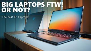 We tested (almost) all 18" laptops in 2024! Are they worth it?