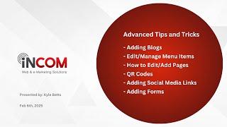 InCom Real Estate Web & e-Marketing Solution - Advanced Tips and Tricks