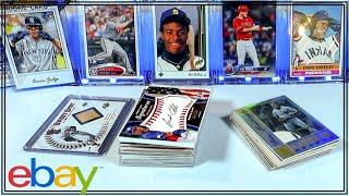 eBay Baseball Card Mailday! HOF Relics + Bowman Prospect Autographs + Parallels & More!