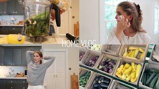 spend a few days at home with me | getting back into a routine, farmers market, new dinner recipe