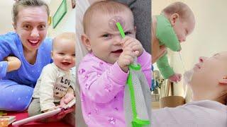 Try not to Laugh: BABY play with PARENTS  - Cutest Chubby Baby  - Funny Trendy Everyday