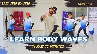 Easy dance tutorial | body wave tutorial | learn dance step by step | Love To Dance