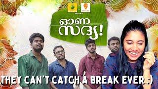 ONAM SADHYA by Karikku REACTION | Comedy Sketch | Ashmita Reacts