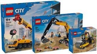 All LEGO City Construction sets 2024 Compilation/Collection Speed Build