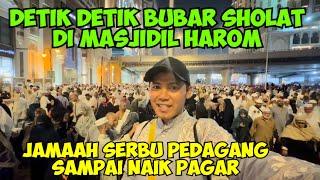 DETIK DETIK BUBAR SHOLAT JAMAAH SERBU PEDAGANG JALANAN SAMPAI NAIK PAGAR