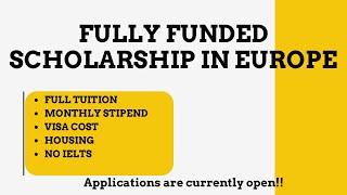 No IELTS, Monthly Stipends, Free Tuition, Fully Funded Scholarship in Netherlands 