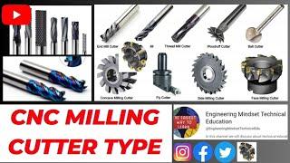 CNC Milling Cutter Type|Best Fast Cutter|Step by Step guide|Engineering Mindset Technical Education