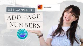 Easily add Page Numbers to Your PDF Designs in Canva