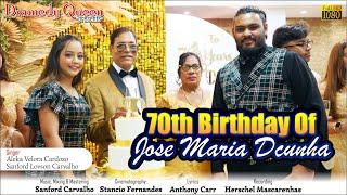 New Konkani Special Toast Song | 70th Birthday of Jose Mari DCunha