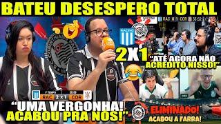 REAÇÕES DOS CORINTIANOS! ELIMINADOS DA COPA SUL-AMERICANA! TIMÃO NUNCA DECEPCIONA É A PIADA PRONTA