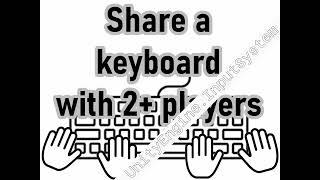 Create a Unity game where 2 players share 1 keyboard