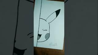 Cute  pikaachu sketch by sushma sketch #shorts