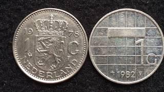 Netherlands 1978 - 1982 1 Gulden coin Before the Euro