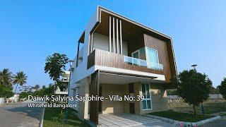 Modern luxurious 3 BHK mock up villa interior design by DEZIGN CODE +91 6366 939 112/13