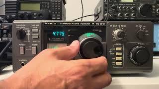 Radio Tarma 4775 kHz Peru, copied on the Trio R-1000 communications receiver using a random wire