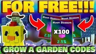 *NEW* Grow a Garden Codes for Moon Blossom | How to get FREE MOON BLOSSOM in Grow a Garden 2025!
