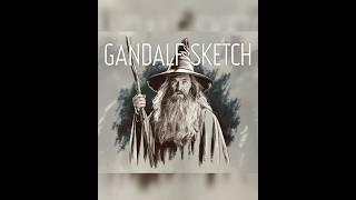 Drawing the Legendary Gandalf the Grey! #LordOfTheRings