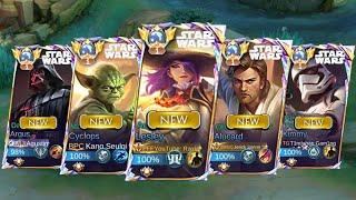 5MAN NEW REVAMP STAR WARS SKIN!! (THANKYOU MOONTON!) - MLBB