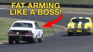 MAJESTIC DRIVE! Awesome Torana Driver POWERS through the field.