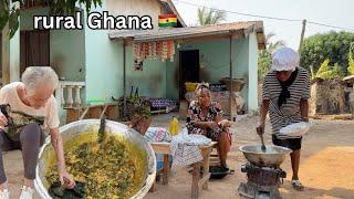 How to cook Ghanaian authentic local palava sauce \ kontomire stew the fastest way