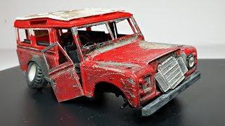 Restoration Old LAND ROVER Series 3 Model Car