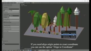 Blender Addon: Asset Creation Toolset 2.0. Origin Align