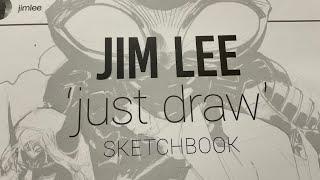 JIM LEE Just Draw Sketchbook - Slow Flip Through