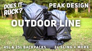 GET OUTSIDE with Peak Design Outdoor Line // Does it RUCK?