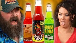 Trying 6 MORE Crazy Soda Flavors | Alabama Boss & Ashla