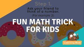 Fun Math Trick for Kids | Improve Your Mental Math |  Math Tricks for Kids |Maths Trick | Fun Maths