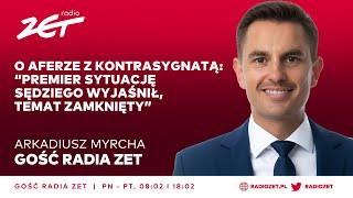 Myrcha o aferze z kontrasygnatą: Premier sytuację sędziego wyjaśnił, temat zamknięty| Gość Radia ZET