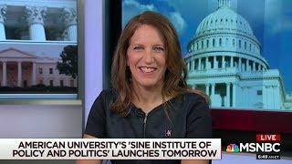 President Sylvia Burwell Announces Sine Institute of Policy and Politics on Morning Joe