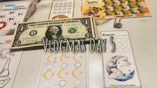 Vlogmas Day 5 - Saving Money Using Mini Challenges