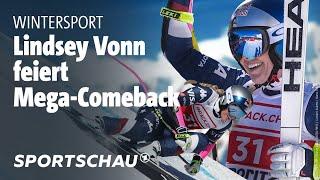 Ski Alpin: Superstar Lindsey Vonn gibt umjubeltes Comeback in St. Moritz | Sportschau