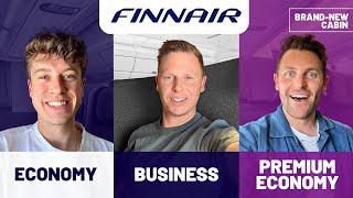 NEW REVOLUTIONARY BUSINESS CLASS | FINNAIR Economy vs Premium vs Business Class Battle