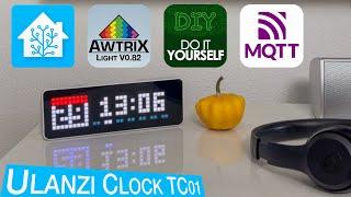 Ulanzi Clock TC01 mit dem MQTT Broker im Home Assistant eingebunden  #homeassistant #mqtt #ulanzi