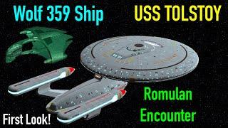 NEW Rigel Class Ship Pack - Tolstoy VS Romulan Melak - Both Ways - Star Trek Starship Battles