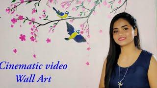 Cinematic video/wall painting/pradnya'screation #trendingvideos  #paintingtutorial #wallpainting