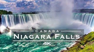 Niagara Falls, Canada  / USA  - by drone [4K]