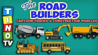 Construction Vehicles for Kids Road Repair | Video for Children