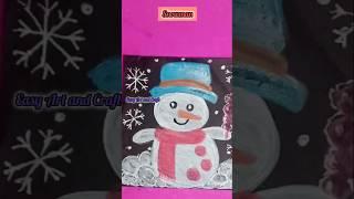 How to Draw#snowman#art#shortsvideo